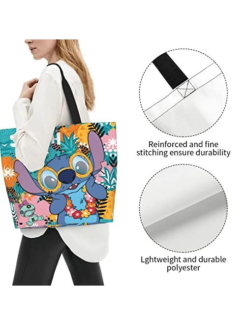 OONY Stitch Women Sling Bag Tote Bag Casual Reusable Handbag For Large Shoulder Bag Shopping Grocery Work