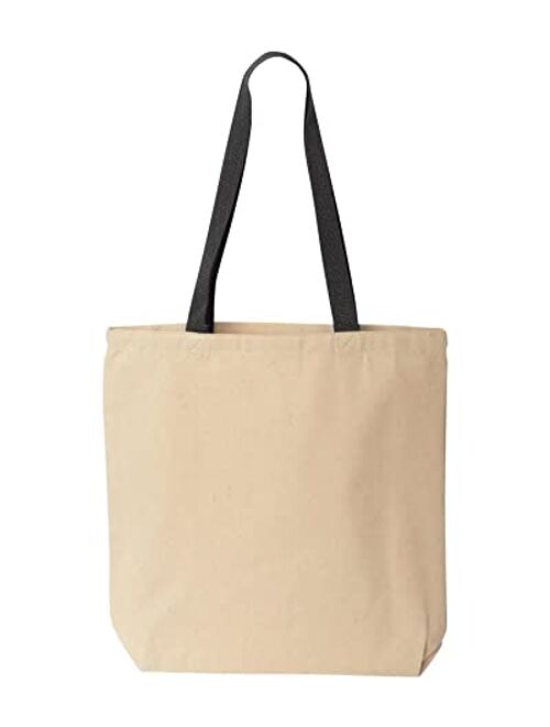 shop4ever Custom Personalized Teacher Name Leopard Print Pencil Cotton Canvas Tote Reusable Shopping Bag 10 oz