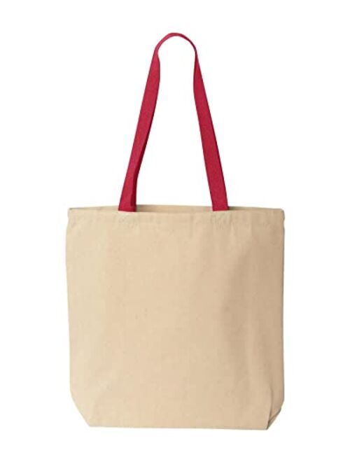shop4ever Custom Personalized Teacher Teach Love Inspire Rainbow Cotton Canvas Tote Reusable Shopping Bag 10 oz