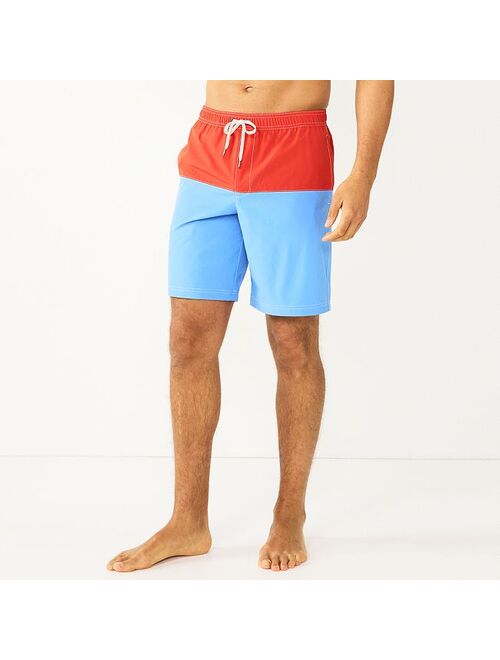 Men's Sonoma Goods For Life 9" Full Elastic-Waistband Swim Trunks
