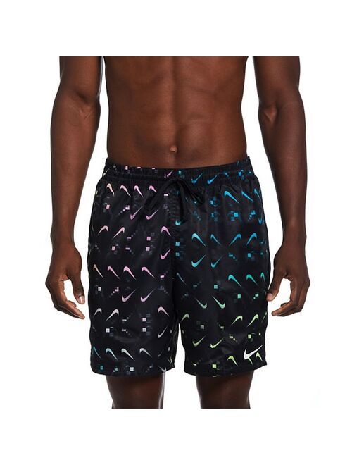 Men's Nike Digi Swoosh Ombre Lap 7" Swim Trunks