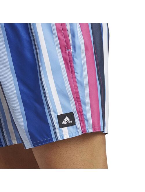 Men's adidas Striped Swim Trunks