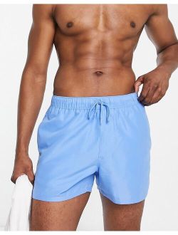 swim shorts in short length in blue