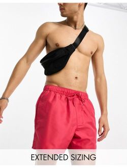 swim shorts in short length in pink