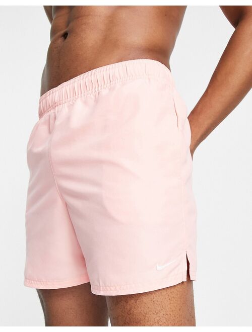 Nike Swimming 5 inch Volley shorts in pink