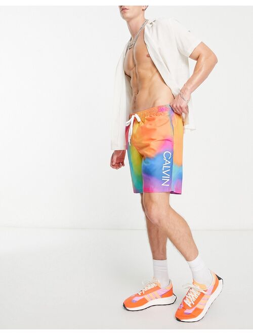 Calvin Klein swim shorts in multi