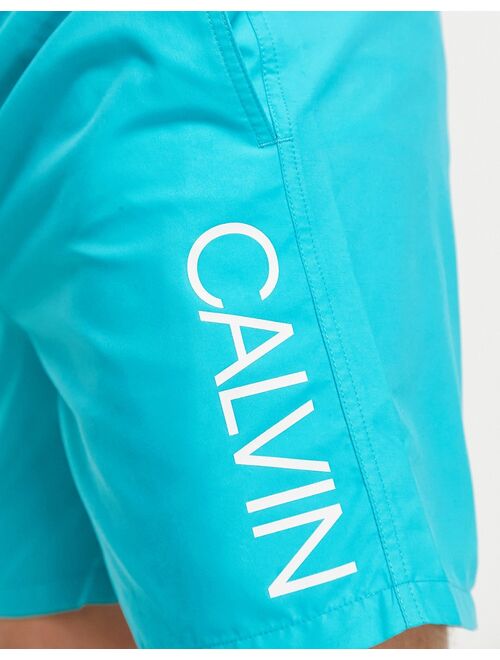 Calvin Klein swim shorts in aqua