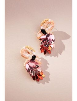 BaubleBar Flamingo Earrings