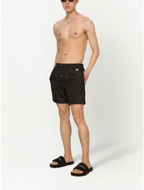 Dolce & Gabbana mini logo tag swim shorts
