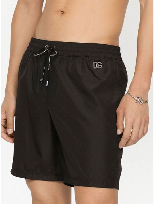 Dolce & Gabbana mini logo tag swim shorts