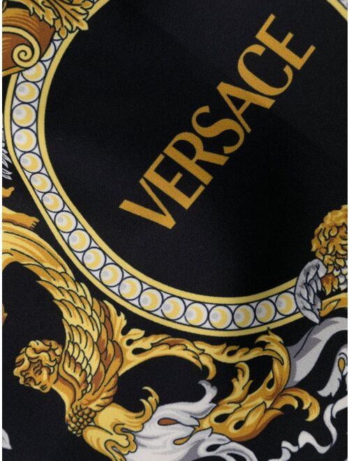 Versace logo-print swim shorts