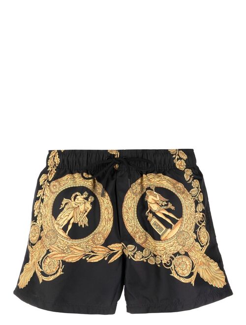 Versace baroque-print swim shorts