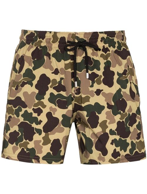 Palm Angels x Vilbrequin camouflage-print swim shorts