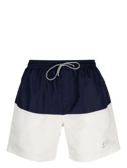 Brunello Cucinelli colour-block swim shorts