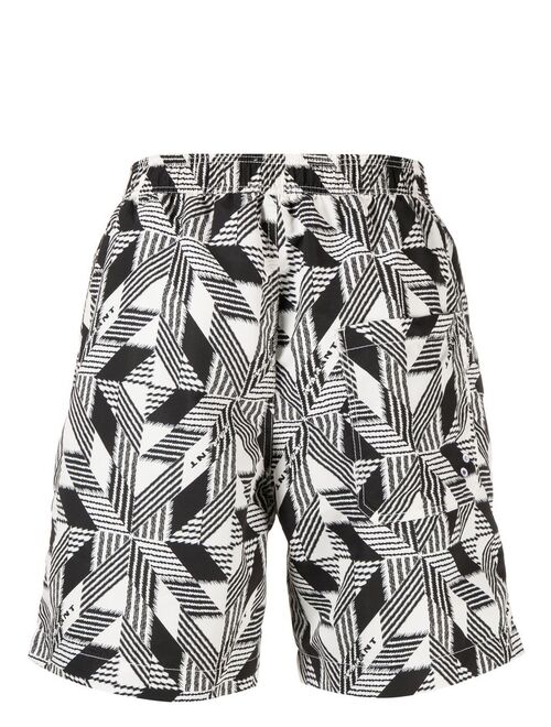 Isabel Marant MARANT geometric print swim shorts
