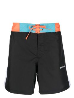 Off-White Arrows print swim shorts