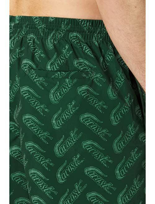 Lacoste Printed Swim Shorts