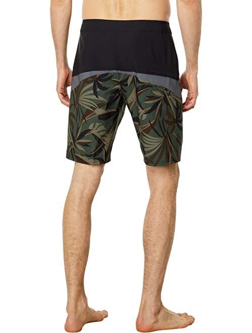 O'NEILL Men's Water Resistant Hyperfreak Stretch Swim Boardshort, 20 Inch Outseam | Mid-Length Swimsuit |