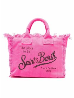 MC2 Saint Barth Colette logo-printed beach bag
