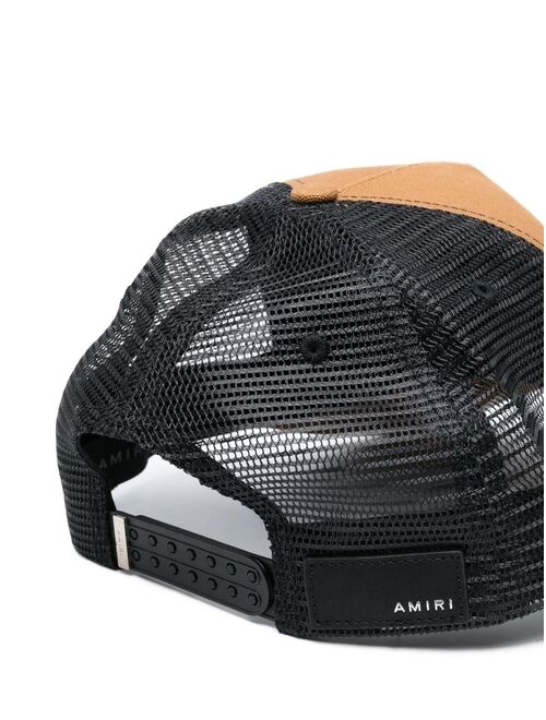 AMIRI two-tone mesh-panelling cap