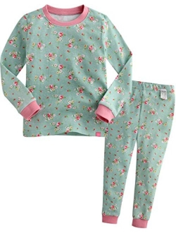 VAENAIT BABY Kids Toddler Junior Girls Flower Rabbit Easter Sleepwear Pajamas 2 Set