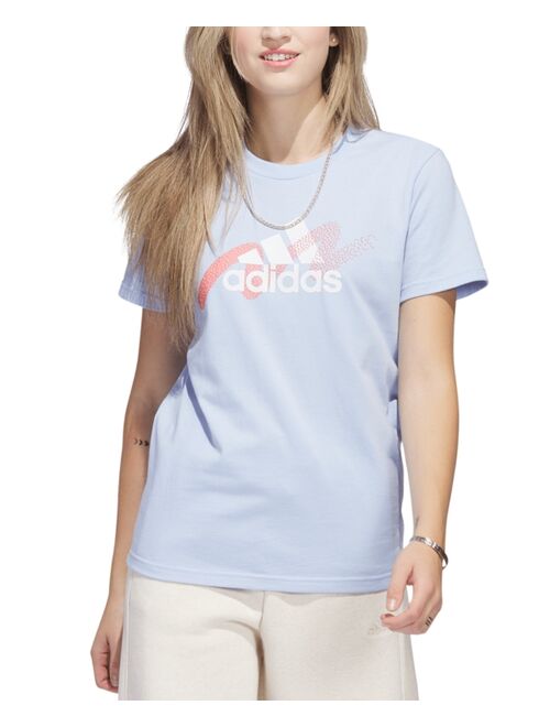 ADIDAS Women's Brush Graphic T-Shirt