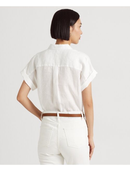 Polo Ralph Lauren LAUREN RALPH LAUREN Dolman-Sleeve Linen Shirt