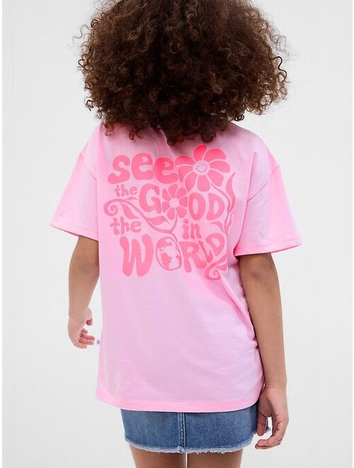 Gap Kids 100% Organic Cotton Graphic Tunic T-Shirt