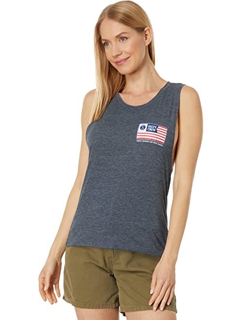 Salty Crew Freedom Flag Muscle Tank