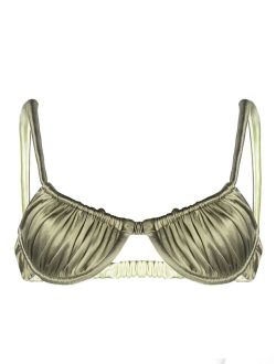 Isa Boulder twisted reversible bikini top