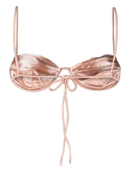 Isa Boulder Silent satin bikini top