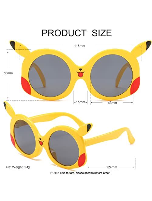 NIDOVIX Kids Polarized Sunglasses for Baby Boys Girls Toddler Age 0-8 Flexible Rubber Sun Glasses 100% UV400 Protection