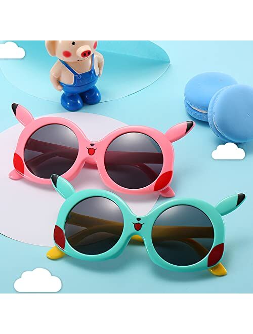 NIDOVIX Kids Polarized Sunglasses for Baby Boys Girls Toddler Age 0-8 Flexible Rubber Sun Glasses 100% UV400 Protection
