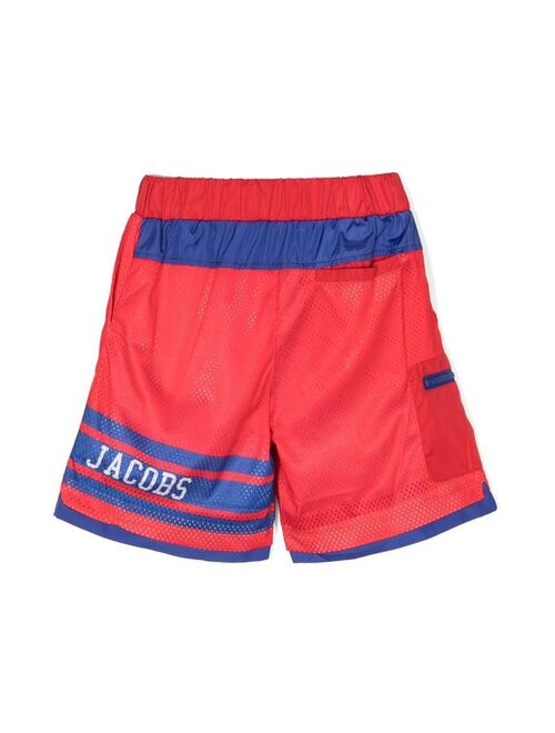 Marc Jacobs Kids logo-print basketball shorts