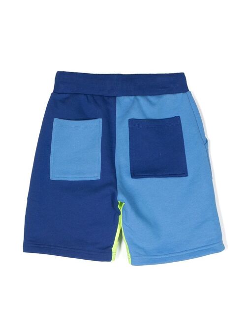 Marc Jacobs Kids colour-block drawstring shorts