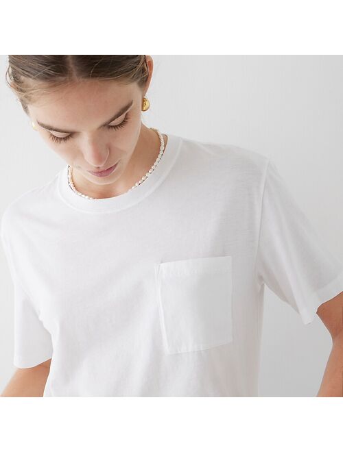 J.Crew Cropped T-shirt in premium jersey