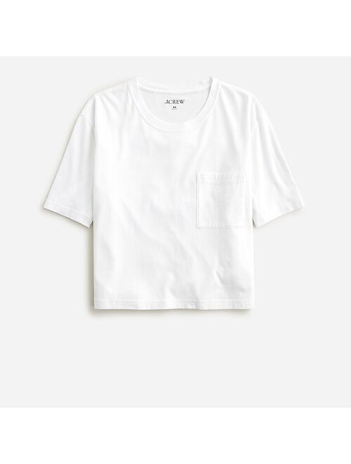J.Crew Cropped T-shirt in premium jersey