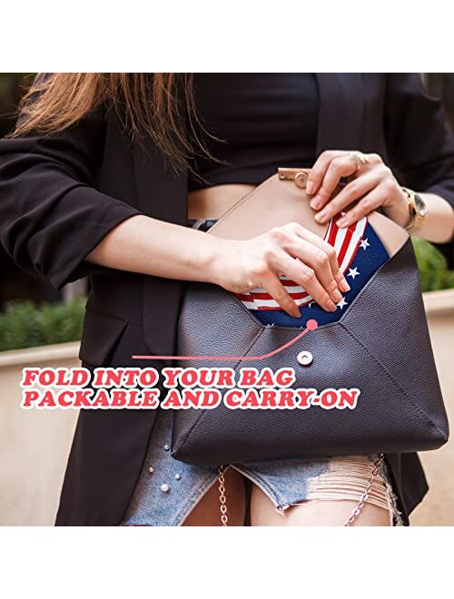 Newcotte 3 Pcs July Fourth Visor Hat Sun Visors with UV Protection Stars and Stripes American Flag Hat USA Hat Patriotic Hats for Men Women Independence Day Ceremony Spor