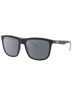A|X ARMANI EXCHANGE Armani Exchange Men's Polarized Sunglasses, AX4093S