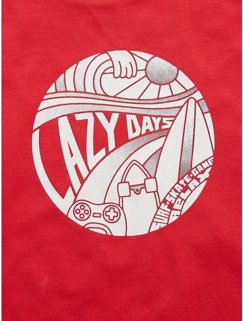 Gap Kids 100% Recycled Graphic PJ Shorts Set