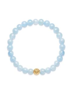 Nialaya Jewelry aquamarine beaded bracelet