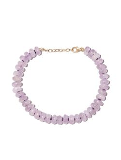 JIA JIA 14kt yellow gold amethyst crystal beaded bracelet