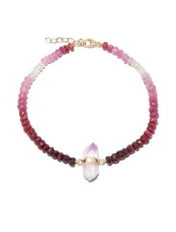 JIA JIA 14kt yellow gold and ruby bracelet