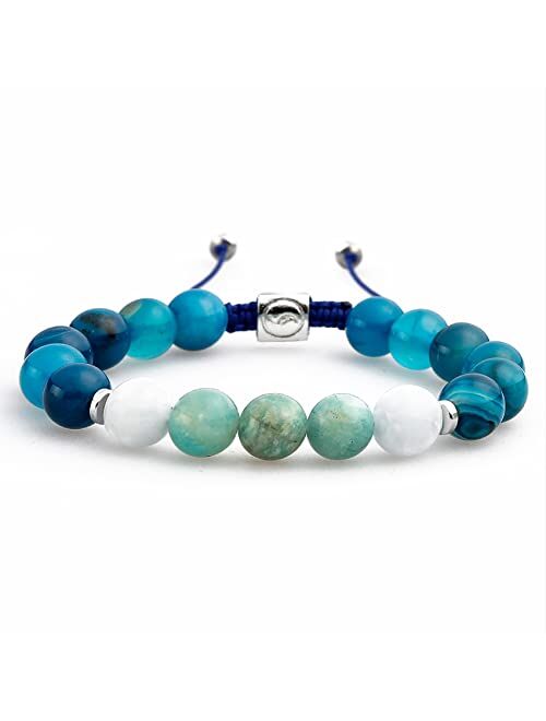 Semita Crystal Bracelets - Handmade Bracelets - Garnet, Carnelian, Red Jasper Bead Bracelet Men and Women Jewelry - Gemstone and Healing Crystal Bracelet for Vitality