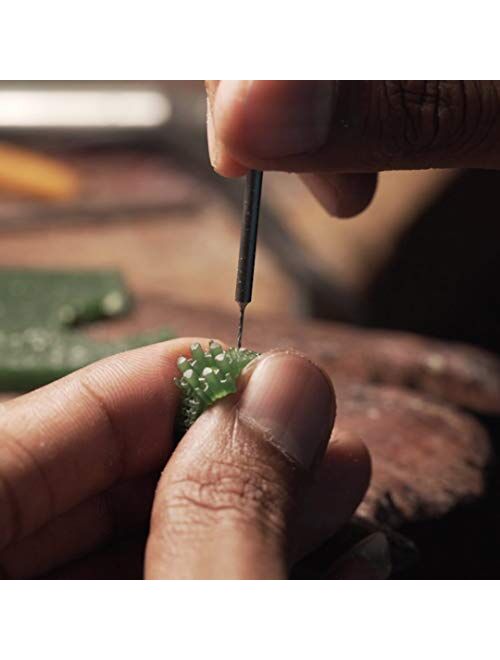 Peora Created Blue Sapphire Blue Topaz Daisy Bangle Bracelet for Women 925 Sterling Silver, 2 Carats total Pear Shape 6x4mm, 2.25 inches diameter