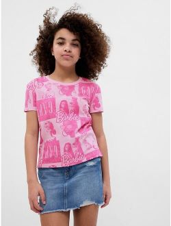 Barbie Kids 100% Organic Cotton Logo Graphic T-Shirt