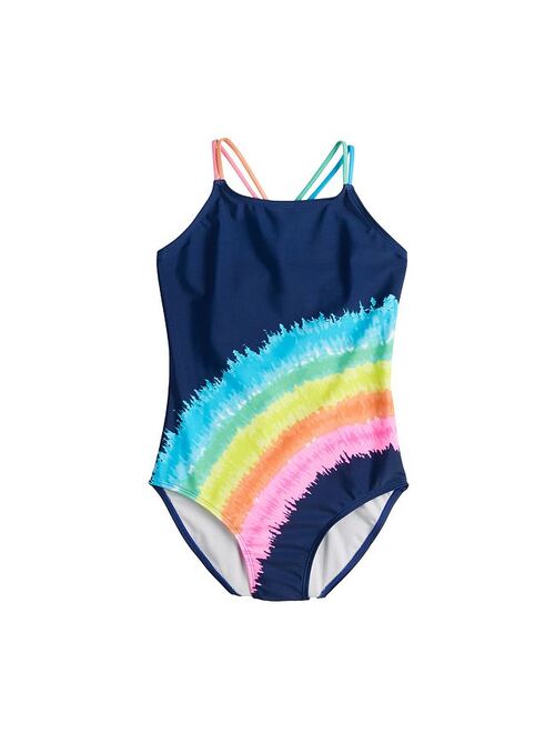 Girls 4-16 SO Braided One-Piece Swimsuit in Regular & Plus Sizes