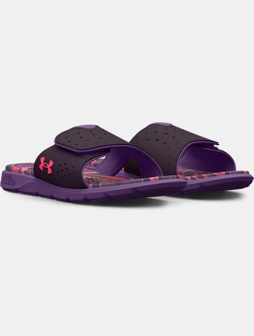 Under Armour Women's UA Ignite Pro Graphic Footbed Slides