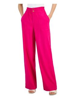 I.N.C. INTERNATIONAL CONCEPTS Petite Paperbag-Waist Pants, Created for Macy's