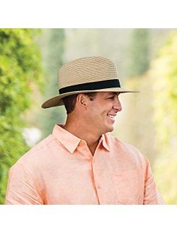 Men's Palm Beach Hat - UPF 50  2 3/4" Brim Polyester Braid Adjustable Fit